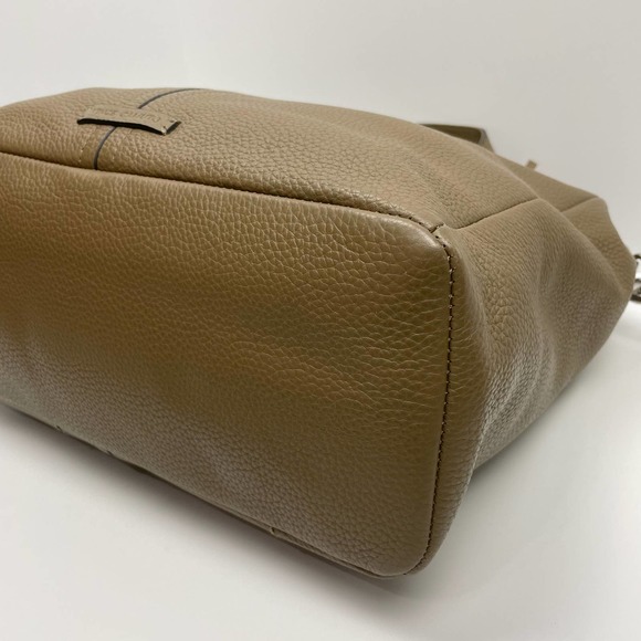 Vince Camuto | Caol Deep Moss Pebble Leather Large Handbag Tote Shoulder Strap - Picture 10 of 15